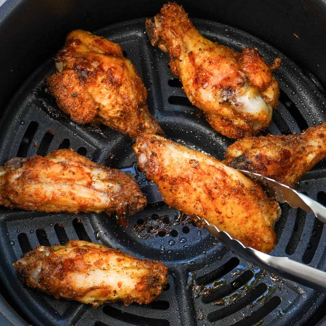 6 pieces of chicken in an air fryer | Herb Fed Poultry