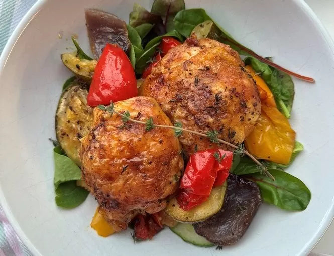Paprika & Lemon Chicken Thighs