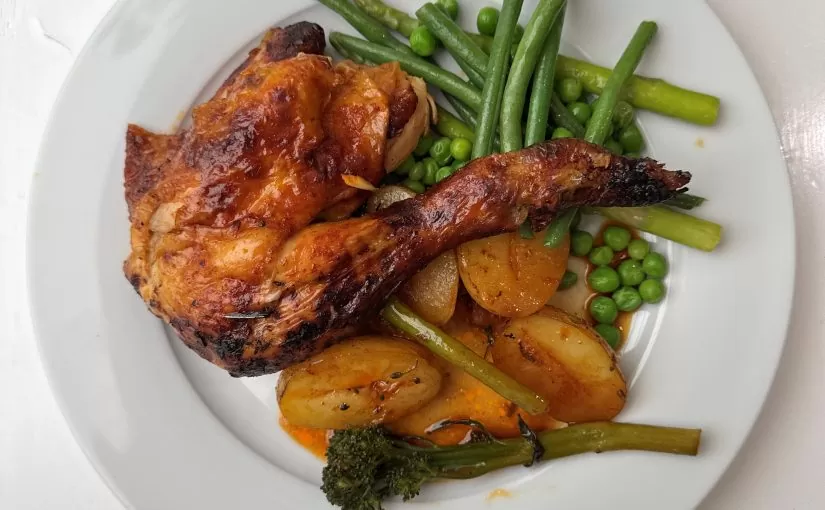 Gochujang, Lemon and Honey Roasted Chicken
