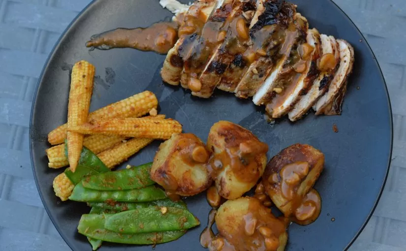 Massaman roast chicken