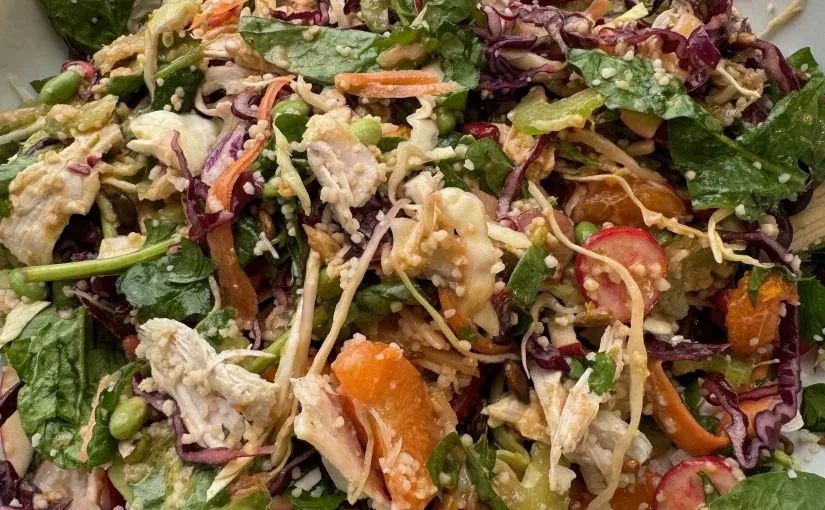 Superfood Salad (with Turkey leftovers)