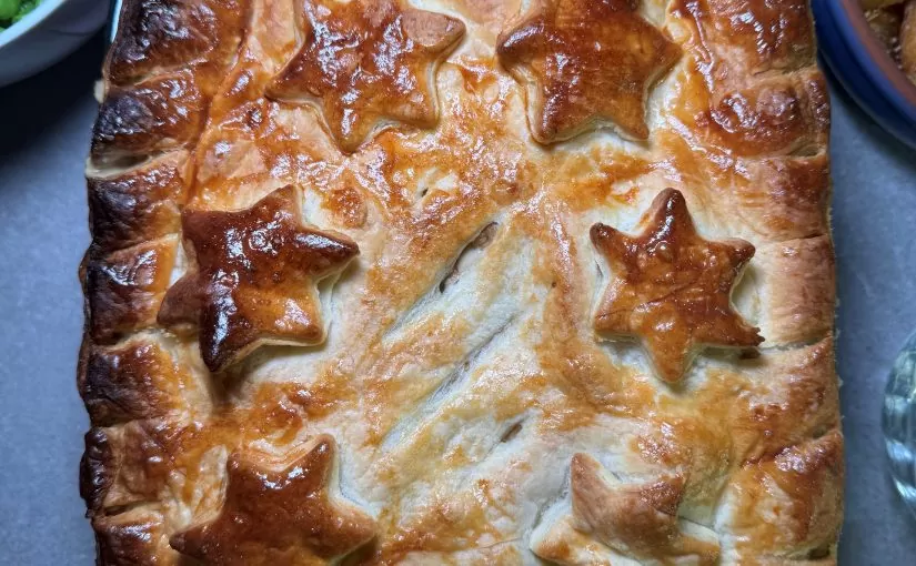 Chicken, Leek & Chestnut Mushroom Pie