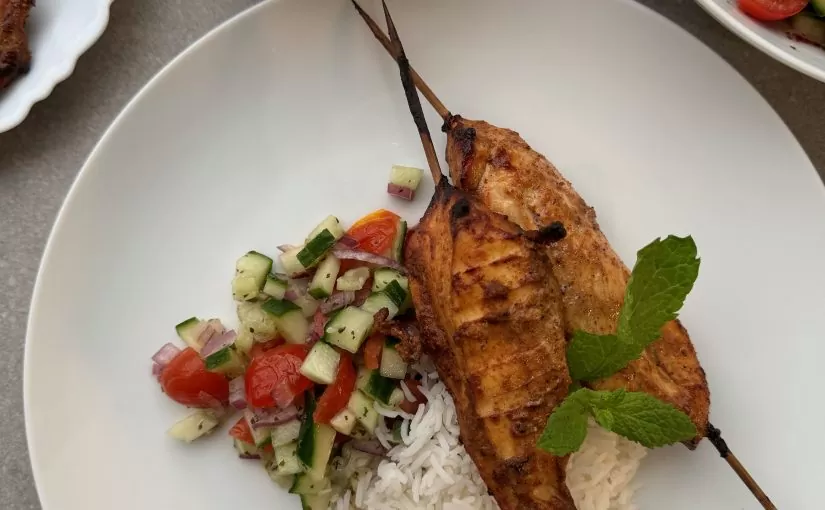 Tandoori Chicken Skewers