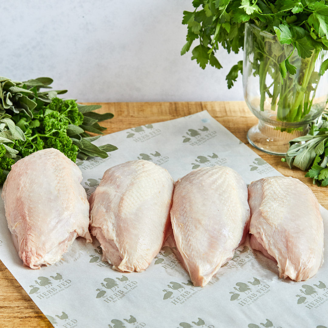 Herb Fed Chicken Breast (skin on) image 0
