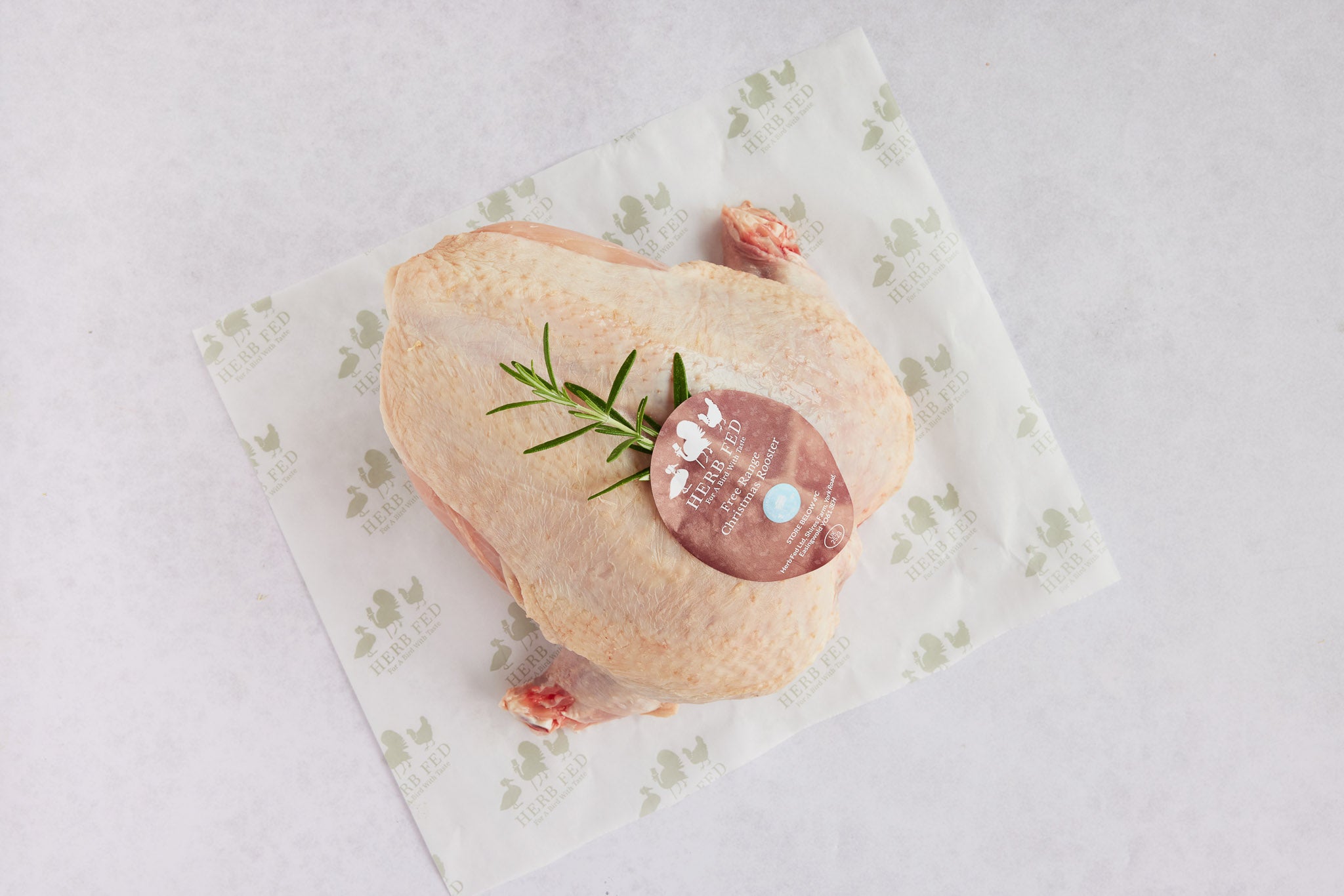 Herb Fed Christmas Rooster Crown raw | Herb Fed Poultry 