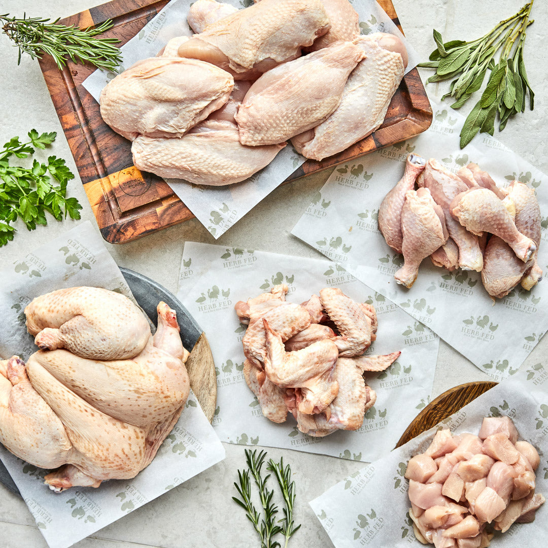 Herb Fed BBQ Feast Chicken Box image 0