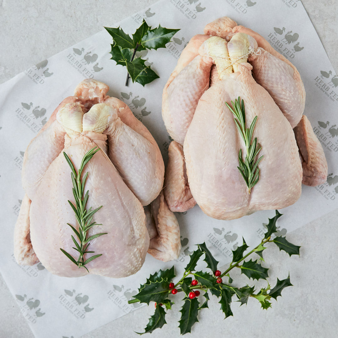 Christmas Special – 2 x extra large whole Herb Fed free range Chickens