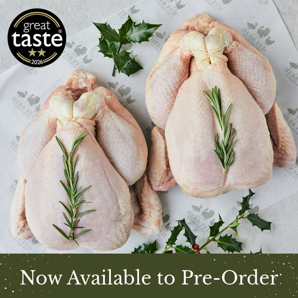 Christmas Special – 2 x extra large whole Herb Fed free range Chickens