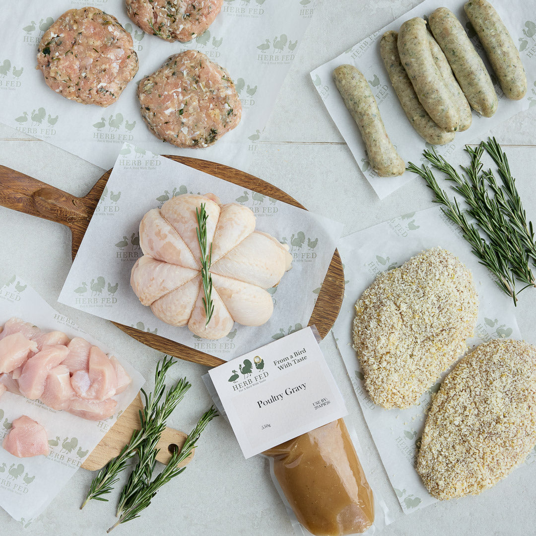Herb Fed Winner Winner Chicken Dinner box
