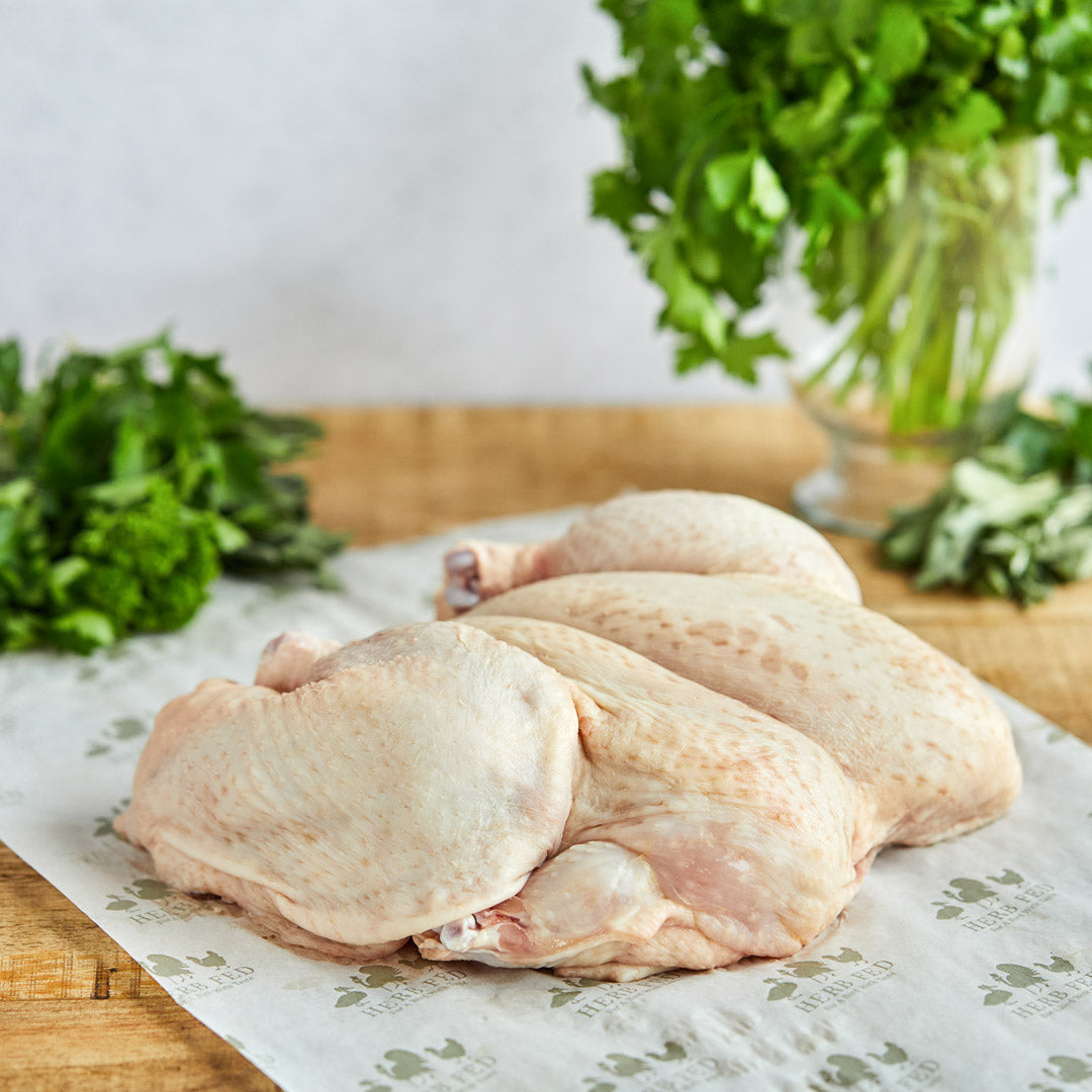Herb Fed spatchcock Chicken image 0