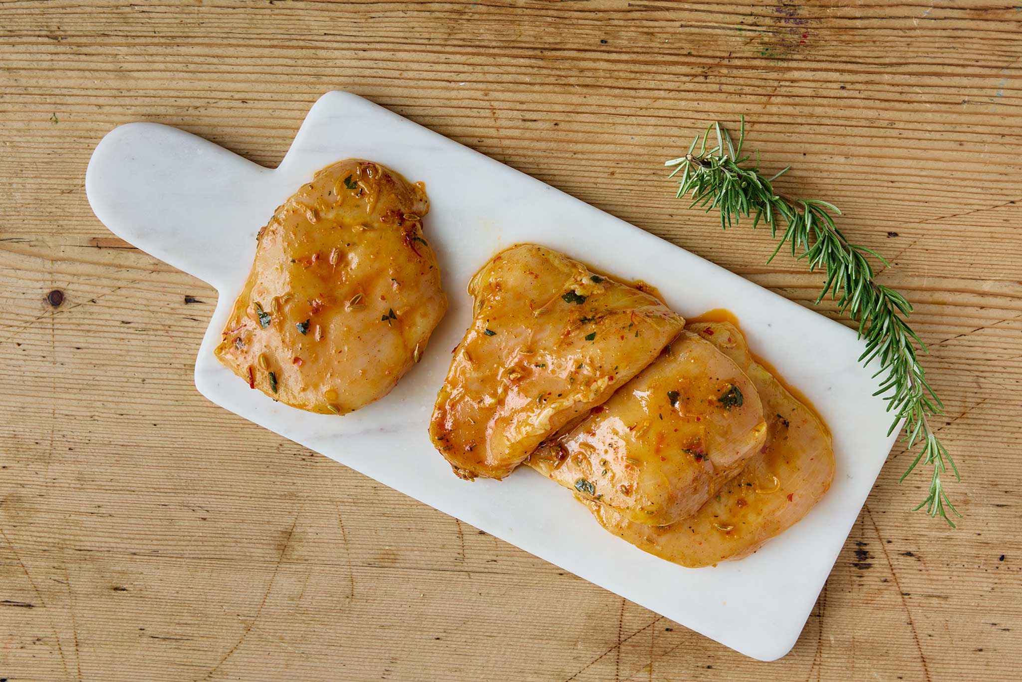 Harissa, lemon & fennel flatties