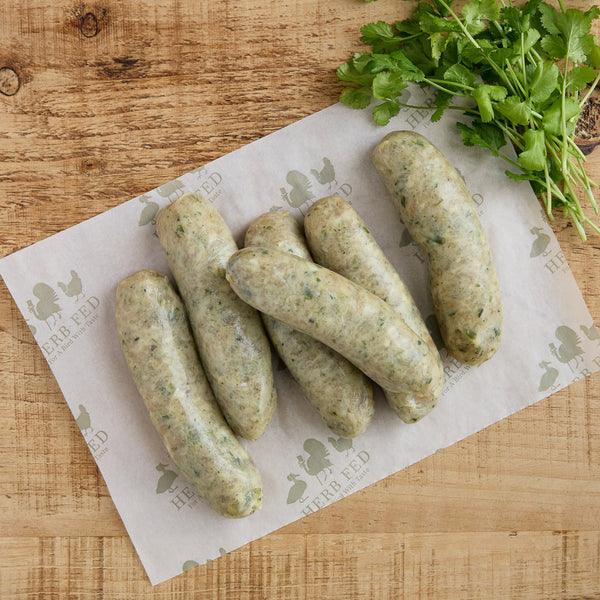 Garlic, Herb & Lemon Chicken Sausages