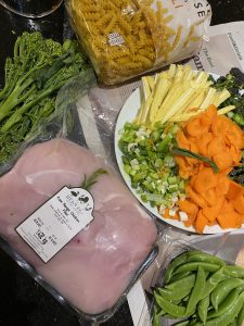 Herb Fed Chicken and pasta bake